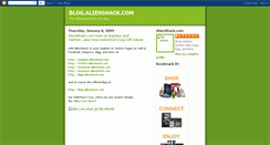 Desktop Screenshot of alienshack.blogspot.com