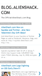 Mobile Screenshot of alienshack.blogspot.com