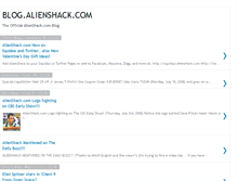 Tablet Screenshot of alienshack.blogspot.com