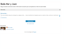 Tablet Screenshot of bodamaryjuan.blogspot.com