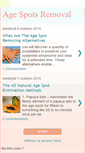 Mobile Screenshot of agespotsremover.blogspot.com