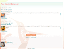 Tablet Screenshot of agespotsremover.blogspot.com