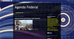 Desktop Screenshot of agendafederal.blogspot.com