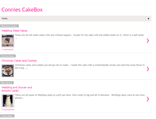 Tablet Screenshot of conniescakebox.blogspot.com