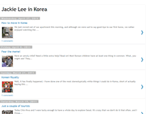 Tablet Screenshot of jackieleekorea.blogspot.com