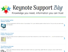 Tablet Screenshot of keynotesupport.blogspot.com