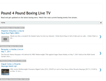 Tablet Screenshot of pound4poundboxinglivetv.blogspot.com