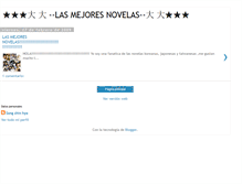 Tablet Screenshot of las-mejores-novelas.blogspot.com