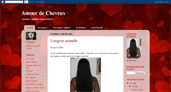 Desktop Screenshot of amourdecheveux.blogspot.com