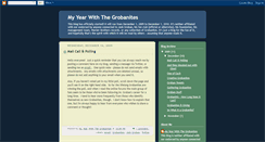 Desktop Screenshot of myyearwiththegrobanites.blogspot.com