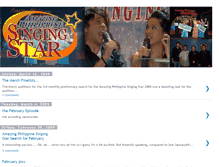 Tablet Screenshot of amazingphilippinesingingstar.blogspot.com