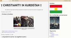 Desktop Screenshot of christianityinkurdistan.blogspot.com