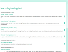 Tablet Screenshot of learndaytradingfast.blogspot.com