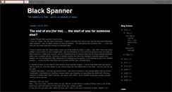 Desktop Screenshot of blackspanner.blogspot.com
