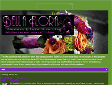 Tablet Screenshot of bellaflorablog.blogspot.com