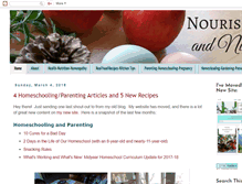 Tablet Screenshot of nourishedandnurtured.blogspot.com