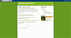 Desktop Screenshot of goddessunlimited.blogspot.com