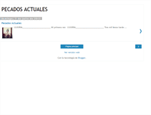 Tablet Screenshot of pecadosactuales.blogspot.com