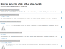 Tablet Screenshot of basilicalekeitio.blogspot.com