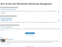 Tablet Screenshot of distributionwarehousejobs.blogspot.com