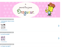 Tablet Screenshot of lejournaldunjeunedragueur.blogspot.com