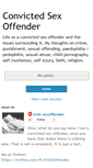Mobile Screenshot of convictedsexoffender.blogspot.com