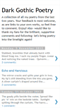 Mobile Screenshot of darkandgothicpoetry.blogspot.com