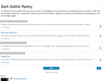 Tablet Screenshot of darkandgothicpoetry.blogspot.com