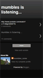 Mobile Screenshot of mumblescares.blogspot.com