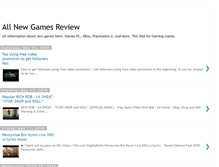 Tablet Screenshot of games-review.blogspot.com