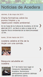 Mobile Screenshot of noticiasacedera.blogspot.com