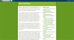 Desktop Screenshot of drug-test-detox.blogspot.com