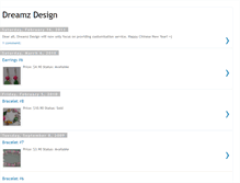 Tablet Screenshot of dreamzdesign.blogspot.com