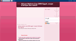 Desktop Screenshot of african-nations-cup-2006.blogspot.com