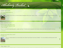 Tablet Screenshot of absolutelybushedlandscaping.blogspot.com