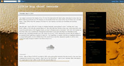Desktop Screenshot of littlebigchiefrecords.blogspot.com