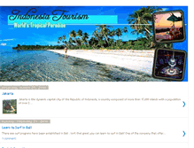 Tablet Screenshot of indonesiatourism2u.blogspot.com