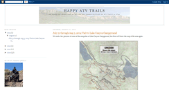 Desktop Screenshot of happyatvtrails.blogspot.com