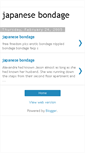 Mobile Screenshot of japanese-bondage.blogspot.com
