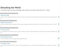 Tablet Screenshot of disturbingtheworld.blogspot.com