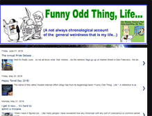 Tablet Screenshot of funnyoddthing.blogspot.com