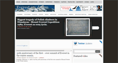 Desktop Screenshot of everestmydream.blogspot.com