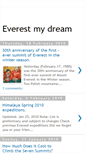Mobile Screenshot of everestmydream.blogspot.com