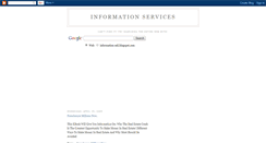 Desktop Screenshot of information-seli.blogspot.com