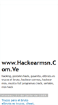 Mobile Screenshot of hackvenezuelamsn.blogspot.com