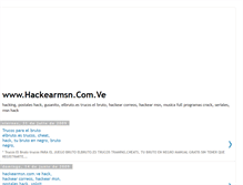 Tablet Screenshot of hackvenezuelamsn.blogspot.com
