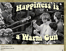 Tablet Screenshot of happynessisawarmgun.blogspot.com