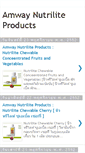 Mobile Screenshot of amway-nutrilite-products.blogspot.com