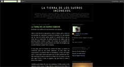 Desktop Screenshot of latierradelossuegnosinconexos.blogspot.com