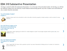Tablet Screenshot of edm310substansivepresentation.blogspot.com
